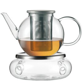 Teekanne TEA GOOD MOOD Glas mit Deckel 400 ml | mit Stövchen Produktbild