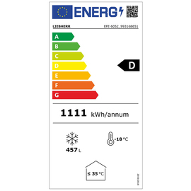 Verkaufstruhe EFE 6052 weiß 593 ltr  1111 kWh/Jahr Produktbild 1 S