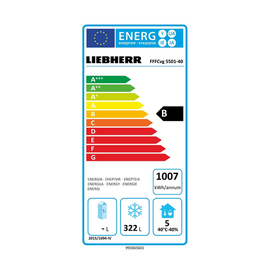 Gefrierschrank FFFCvg 5501 | Umluftkühlung | 747 mm x 769 mm H 1818 mm Produktbild 2 S