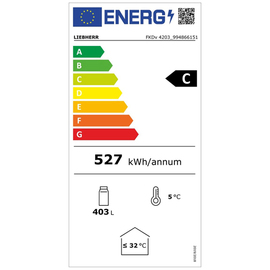 Display-Kühlgerät FKDv 4203 weiß | Umluftkühlung Produktbild 2 S