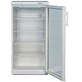 Universal-Kühlschrank mit statischer Kühlung FKS 2602, weiss, mit Glastür, Temperaturbereich: +2°C bis +10°C Produktbild