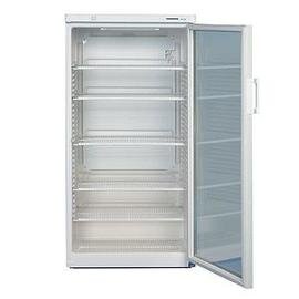 Universal-Kühlschrank mit statischer Kühlung FKS 5002, weiss, mit Glastür, Temperaturbereich: +2°C bis +10°C Produktbild