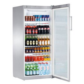 Universal-Kühlgerät mit Umluftkühlung FKvsl 5412, Premiumline, mit Glastür, Temperaturbereich: 0°C bis +15°C Produktbild