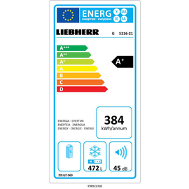 Gefriergerät G 5216-21 weiß 513 ltr | Statische Kühlung | Türanschlag rechts Produktbild 1 S