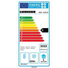 Gefriergerät GN 2/1 GGPv 1470-41 | Umluftkühlung Produktbild 1 S