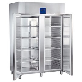 Doppelkühlgerät mit Umluftkühlung  GKPv1470, ProfiLine, Chromnickelstahl, Temperaturbereich: +1ºC bis +15ºC Produktbild