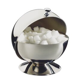 Zucker-Kugel mit Deckel Edelstahl glänzend Ø 135 mm H 150 mm Produktbild