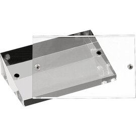 Kartenhalter Aufsteller 90 mm x 30 mm H 55 mm | 2 Stück Produktbild