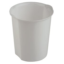 Tischrestebehälter 1,2 ltr Kunststoff weiß Ø 140 mm  H 150 mm Produktbild