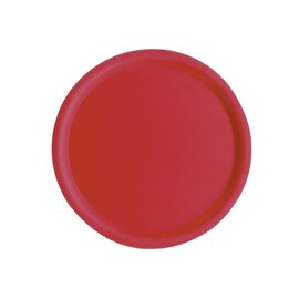 Serviertablett HAPPY HOUR Polyester rot rund  Ø 380 mm Produktbild
