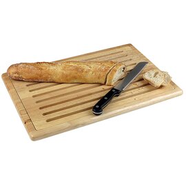 Brotschneidebrett Holz | 475 mm  x 320 mm  H 20 mm Produktbild