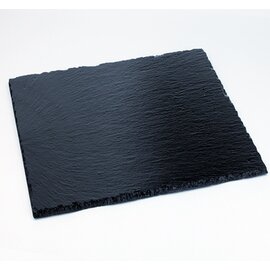 Naturschieferplatten 4er-Set Naturschiefer schwarz quadratisch 100 mm  x 100 mm  H 7 mm Produktbild