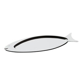 RESTPOSTEN | Fischplatte Edelstahl glänzend oval  L 660 mm  x 225 mm  H 20 mm Produktbild