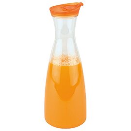 Karaffe | Kanne Kunststoff Polycarbonat mit Deckel orange 1600 ml H 30 mm Produktbild