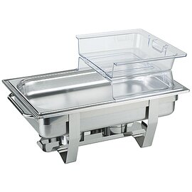 Haube  • GN 1/1 Polycarbonat transparent  L 530 mm  x 325 mm  H 100 mm Produktbild