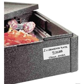 System-Thermo-Box schwarz  | 595 mm  x 390 mm  H 120 mm Produktbild