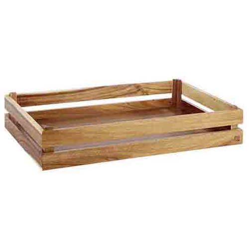 Wendebox GN 1/1 SUPERBOX Holz hellbraun L 555 mm B 350 mm H 105 mm Produktbild