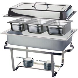 Chafing Dish GN 1/1 TRIO abnehmbarer Deckel  L 610 mm  H 290 mm Produktbild