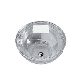 Schale mit Deckel 2500 ml Acryl transparent verchromter Griff Ø 230 mm Produktbild