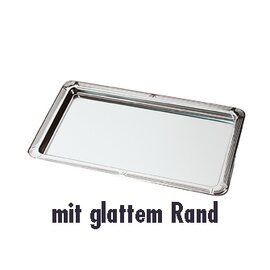 Tablett GN 1/2 PROFI LINE Edelstahl 265 mm  x 325 mm  H 15 mm Produktbild