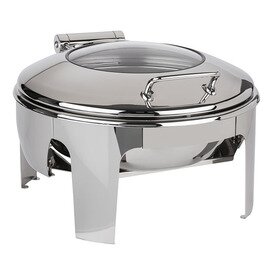 Chafing Dish EASY INDUCTION Scharnierdeckel 6 ltr  L 460 mm  H 300 mm Produktbild