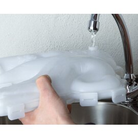 Eisskulptur "Schwan", 24 x 30 x 7,5 cm,  Kunststoff Produktbild 1 S
