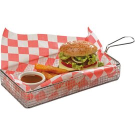 Servier-Frittierkorb SNACKHOLDER Edelstahl | 215 mm x 105 mm H 45 mm Produktbild 1 S