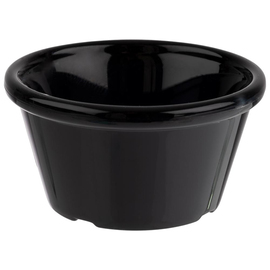 Dipschälchen | 12 Stück PET schwarz Ø 75 mm Produktbild