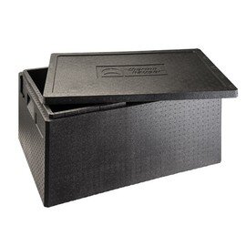 Restposten | Thermo-Box UNIVERSAL schwarz 80 ltr  | 685 mm  x 485 mm  H 360 mm Produktbild