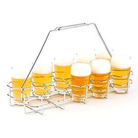 Bierglasträger  H 290 mm | 10 Fächer Produktbild