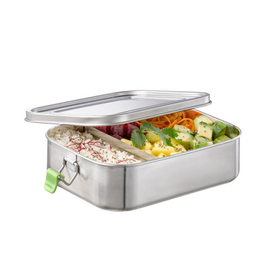 Lunchbox XL Edelstahl mit Deckel Produktbild