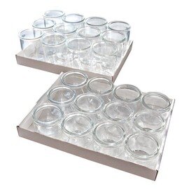 Gourmet-Gläser "Weck-Gläser", 12er  Set, ohne Deckel,  Inhalt: 80 ml,  Ø 60 mm, H 55 mm Produktbild