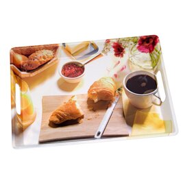 Serviertablett "Frühstück", 41 x 33 cm, Höhe 4 cm Produktbild