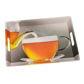 Serviertablett "Tee", 41 x 33 cm, Höhe 4 cm Produktbild