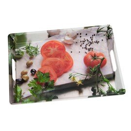 Serviertablett "Tomaten", 41 x 33 cm, Höhe 4 cm Produktbild