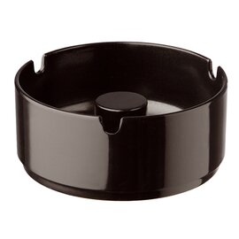 Aschenbecher CASUAL Kunststoff schwarz  Ø 95 mm  H 45 mm Produktbild