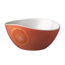APS Schale FRUITS 450 ml Melamin orange Dekor Apfelsine Ø 150 mm H 75 mm