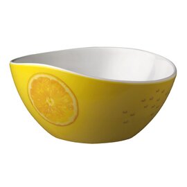 Schale FRUITS 450 ml Melamin gelb Dekor Zitrone Ø 150 mm  H 75 mm Produktbild