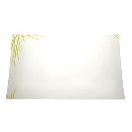 GN Tablett "Asia Line", GN 1/1, 53 x 32,5 cm, Höhe 2,8 cm, weiß mit Dekor grün Produktbild