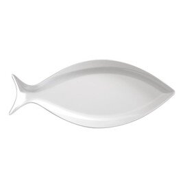 Fischplatte CASUAL weiß oval  L 280 mm  x 170 mm  H 25 mm Produktbild