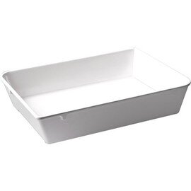 Schale SYSTEM-THEKE Kunststoff weiß 0,7 ltr 220 mm  x 145 mm  H 40 mm Produktbild