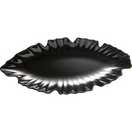 Blattschale NATURAL COLLECTION Kunststoff schwarz oval  L 400 mm  x 180 mm  H 35 mm Produktbild