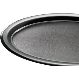Serviertablett KAFFEEHAUS Melamin schwarz oval | 285 mm  x 215 mm Produktbild 1 S