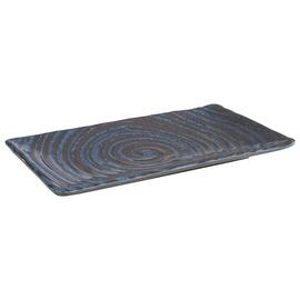 Tablett | Sushiboard blau | grau 235 mm x 135 mm H 15 mm Produktbild