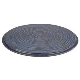 Platte LOOPS Melamin blau | grau Ø 305 mm Produktbild