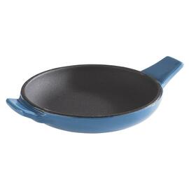 Servierpfännchen CAST IRON • Gusseisen schwarz | blau Ø 100 mm H 20 mm Produktbild