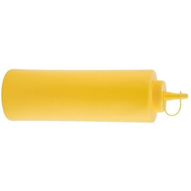 Quetschflasche 700 ml Kunststoff gelb Verschlusskappe Ø 70 mm H 240 mm Produktbild