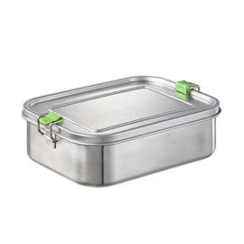 Lunchbox M Edelstahl mit Deckel Produktbild 2 S