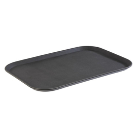 Serviertablett NOSLIDE rutschfest GFK schwarz | 530 mm x 365 mm Produktbild