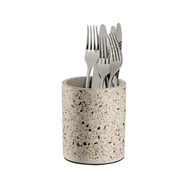 Besteckbehälter TERRAZZO | Beton Ø 110 mm H 135 mm Produktbild 1 S